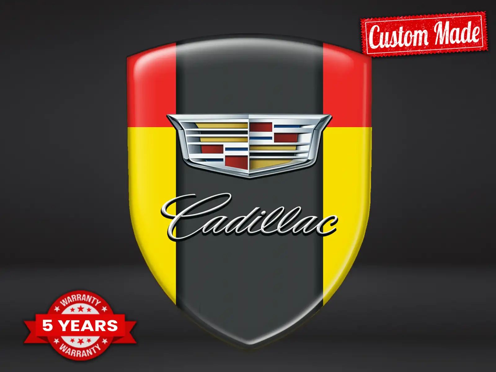 Cadillac Autocollants Fenêtre Auto Style Course Perso